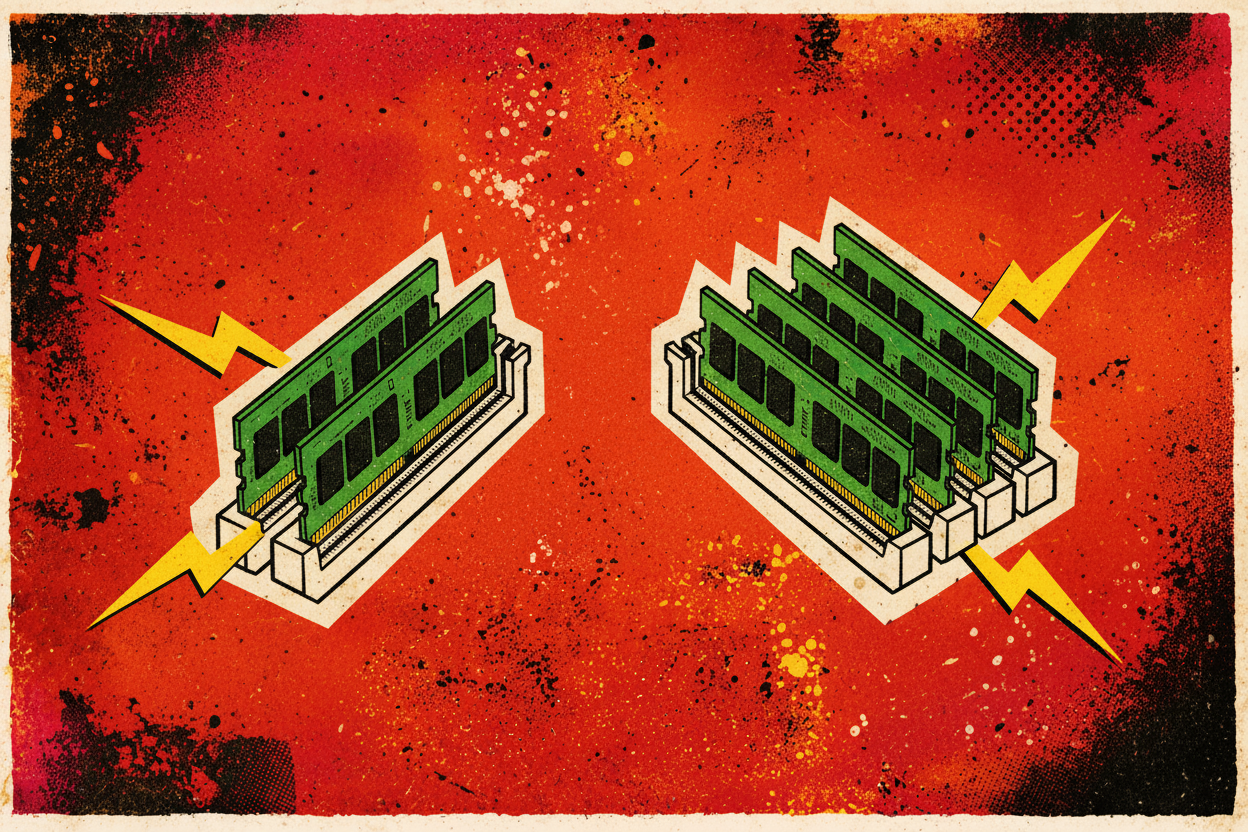 2 ou 4 Pentes de RAM: Qual Configuração Vale Mais a Pena?