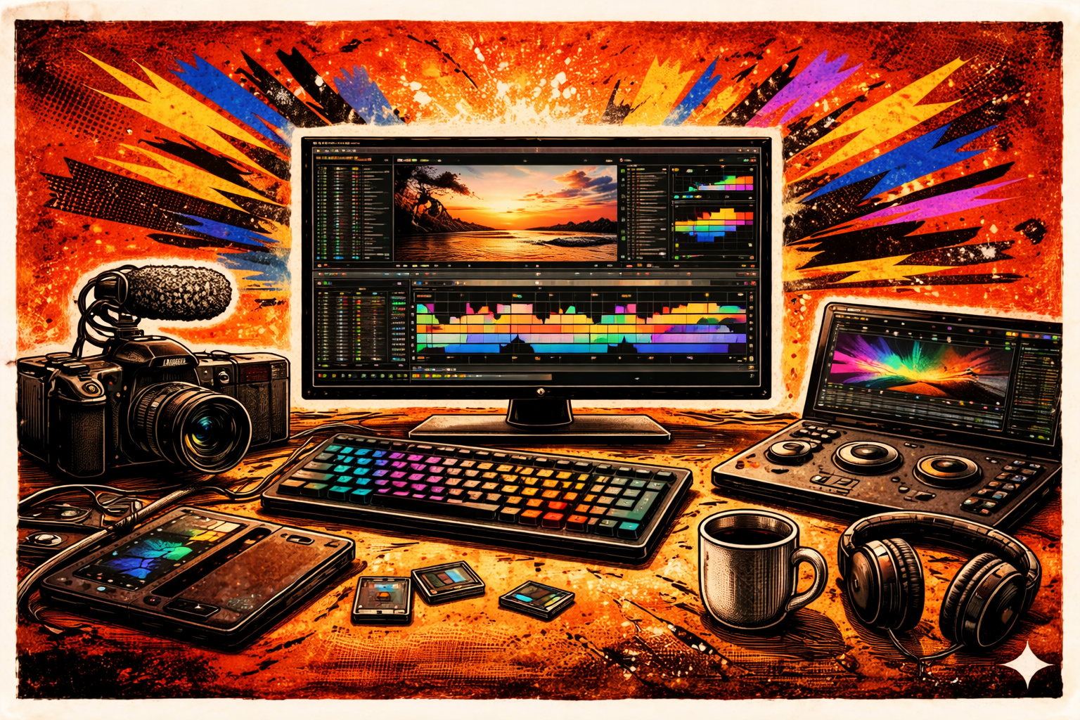 PC para edição de vídeo: o que priorizar entre CPU, RAM, SSD e GPU?